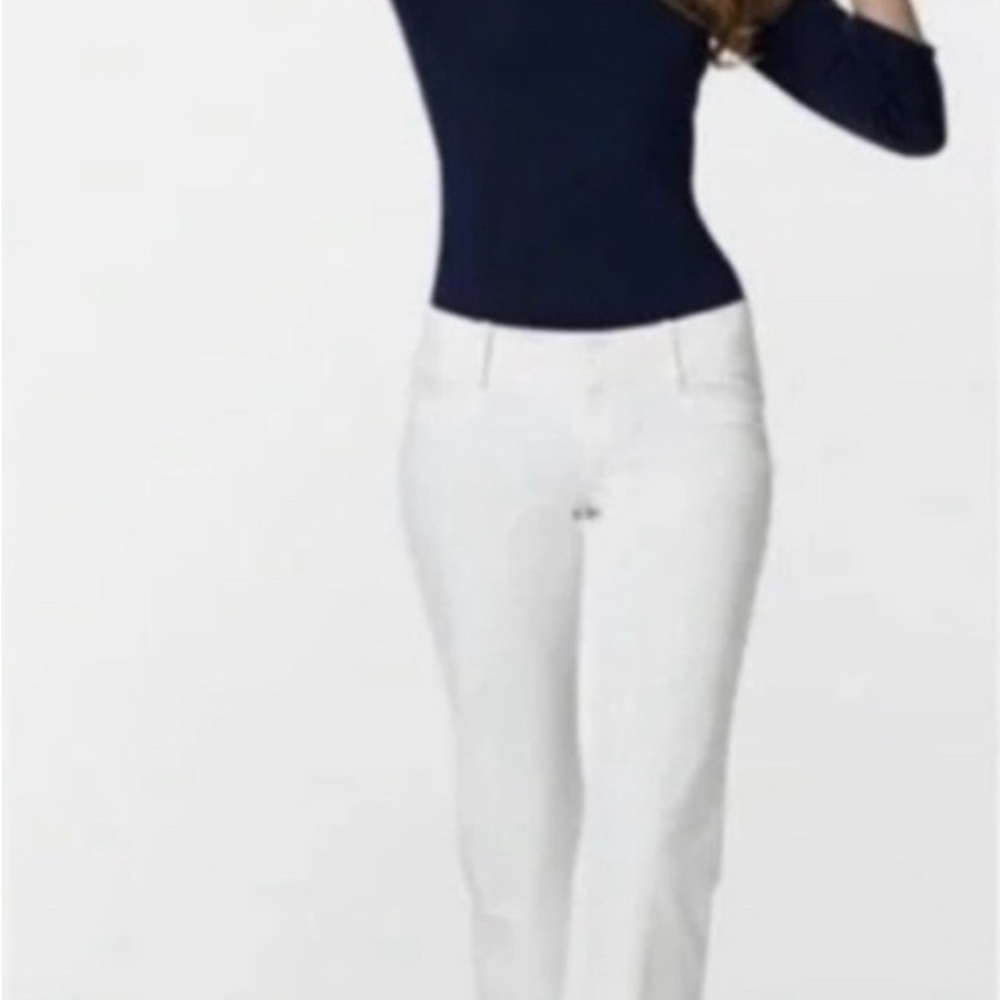NWT LILLY PULITZER JET SET WHITE TROUSERS PANTS 14 NEW